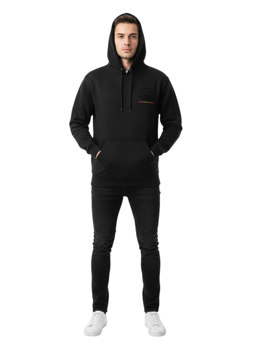 Sudadera de capucha logo Negro