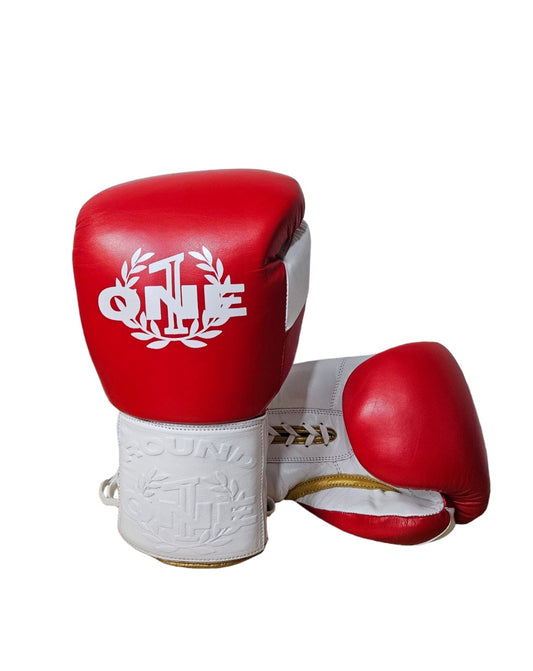 Guantes de Boxeo FIGHTER Rojo/Blanco